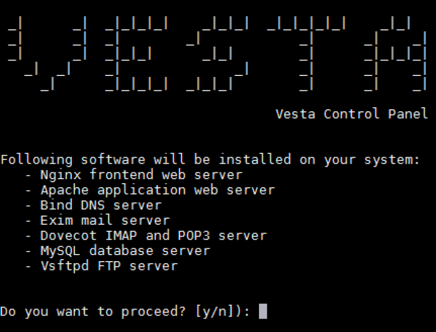 Fejlesztői környezet - egy lehetőség Vesta Control Panel_1